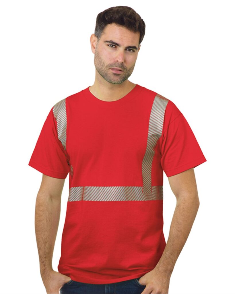 Bayside 3700 | Unisex USA-Made Hi-Visibility Comfort Trim T-Shirt Style