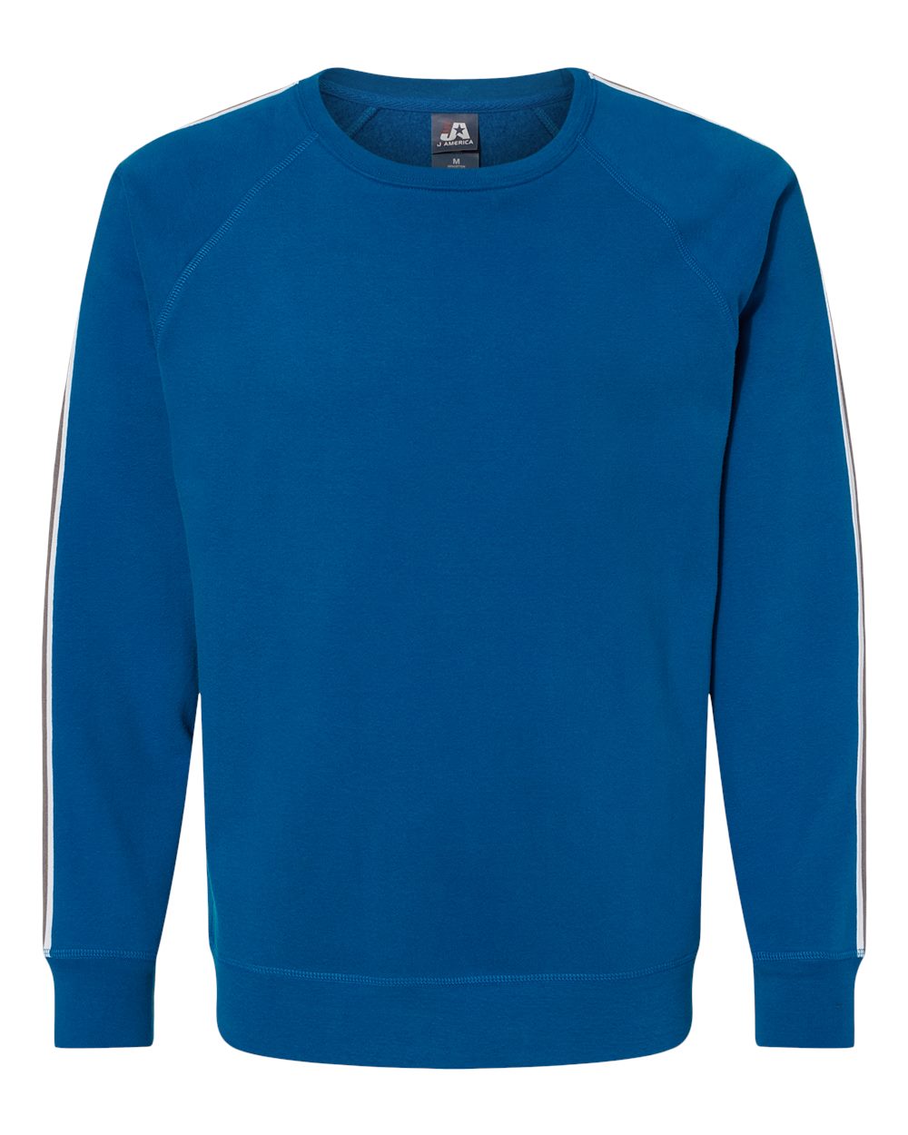 J. America 8641 | Men's Rival Fleece Crewneck Sweatshirt Royal Front