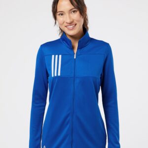 Adidas A483 | Women's 3-Stripes Double Knit Full-Zip Jacket Style