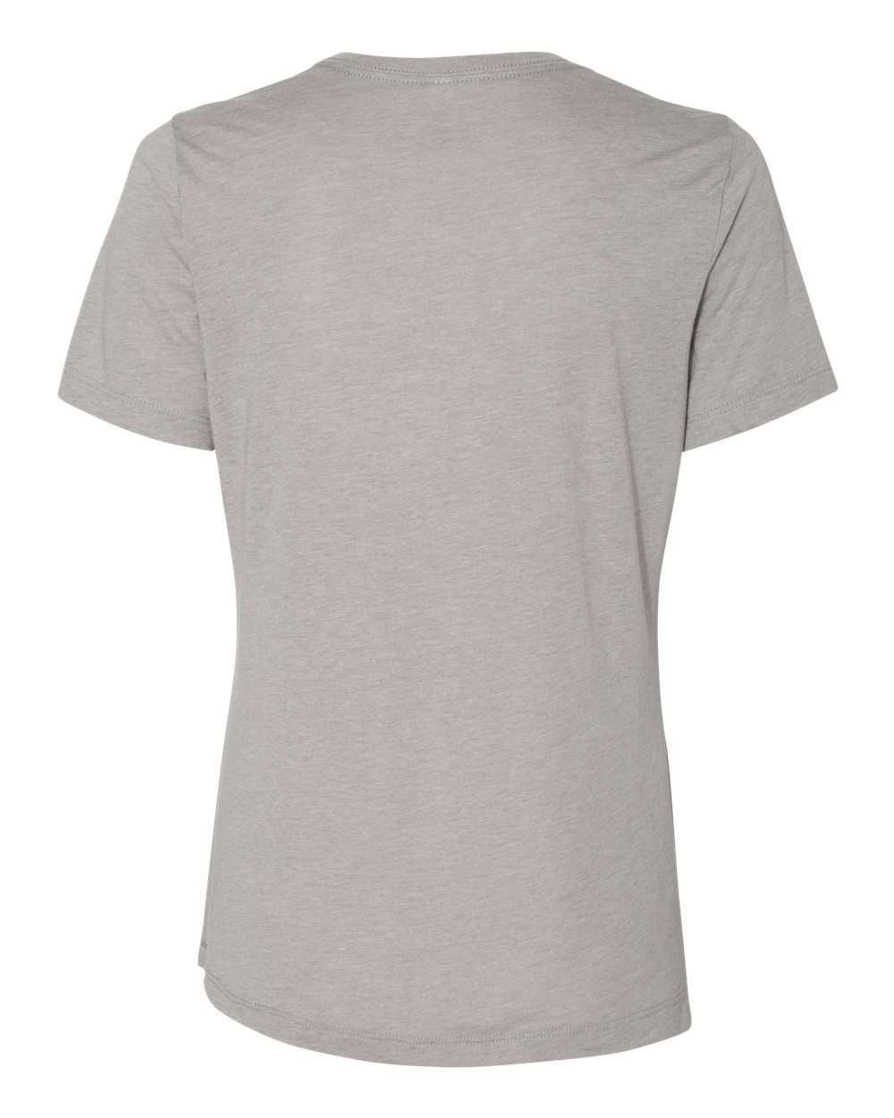 BELLA + CANVAS 6413 | Women’s Relaxed Fit Triblend Tee Athletic Grey Triblend Back