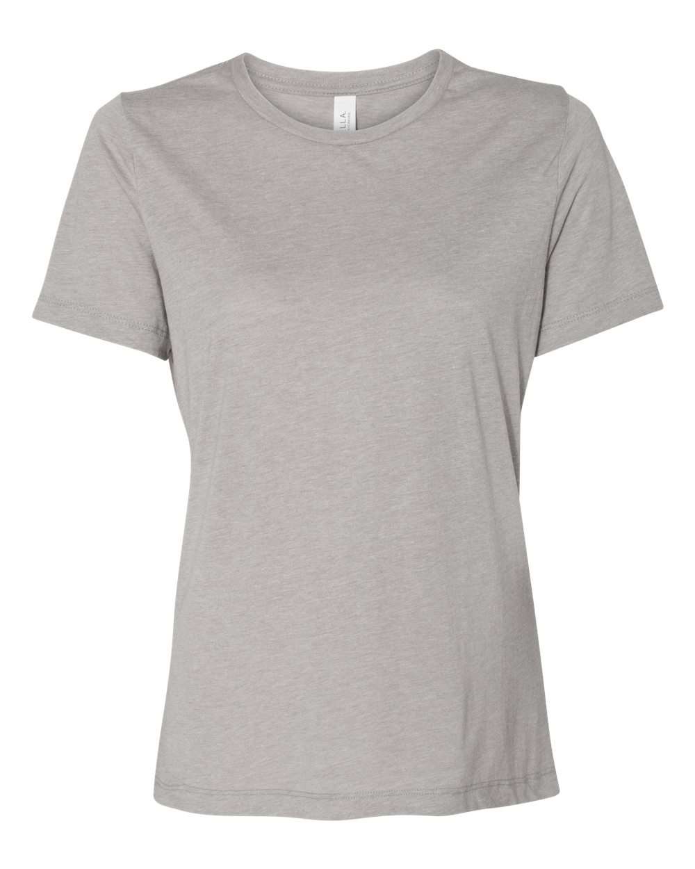 BELLA + CANVAS 6413 | Women’s Relaxed Fit Triblend Tee Athletic Grey Triblend Front