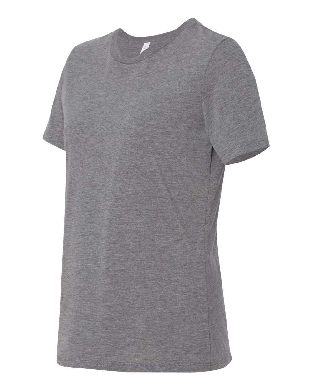 BELLA + CANVAS 6413 | Women’s Relaxed Fit Triblend Tee Grey Triblend Side