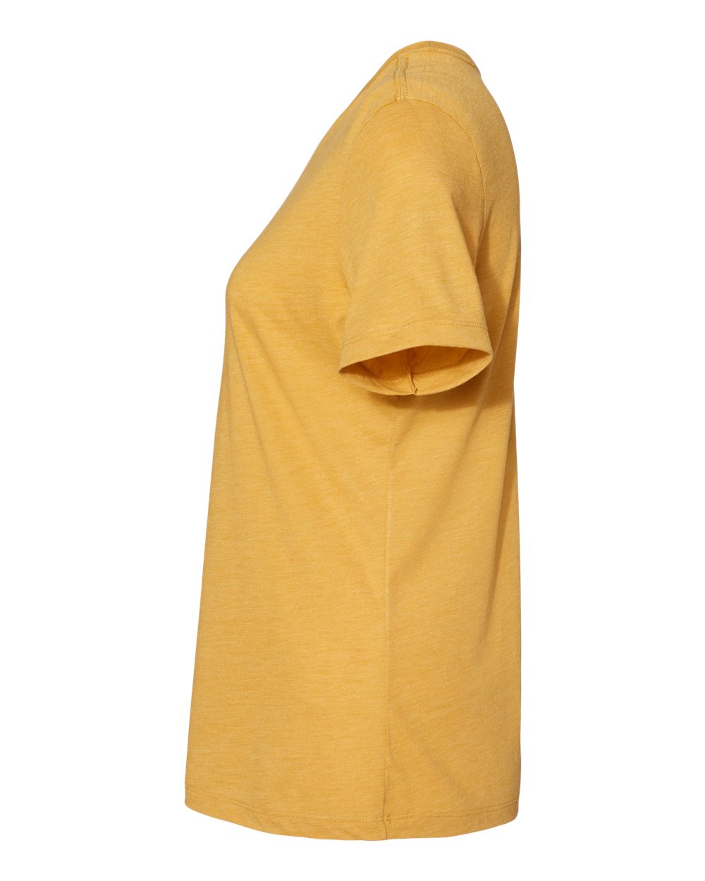 BELLA + CANVAS 6413 | Women’s Relaxed Fit Triblend Tee Mustard Triblend DirectSide