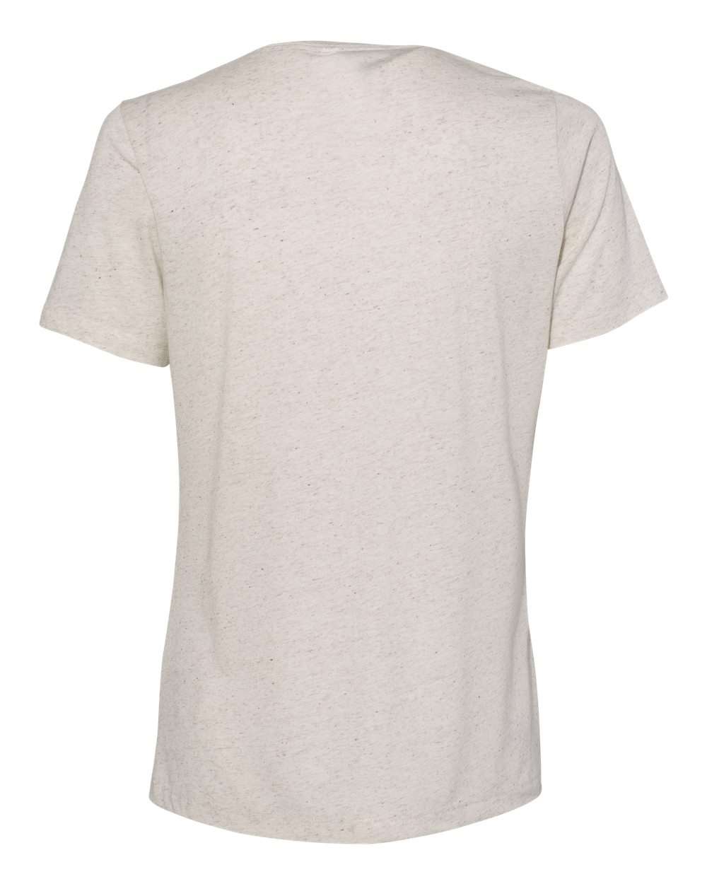 BELLA + CANVAS 6413 | Women’s Relaxed Fit Triblend Tee Oatmeal Triblend Back
