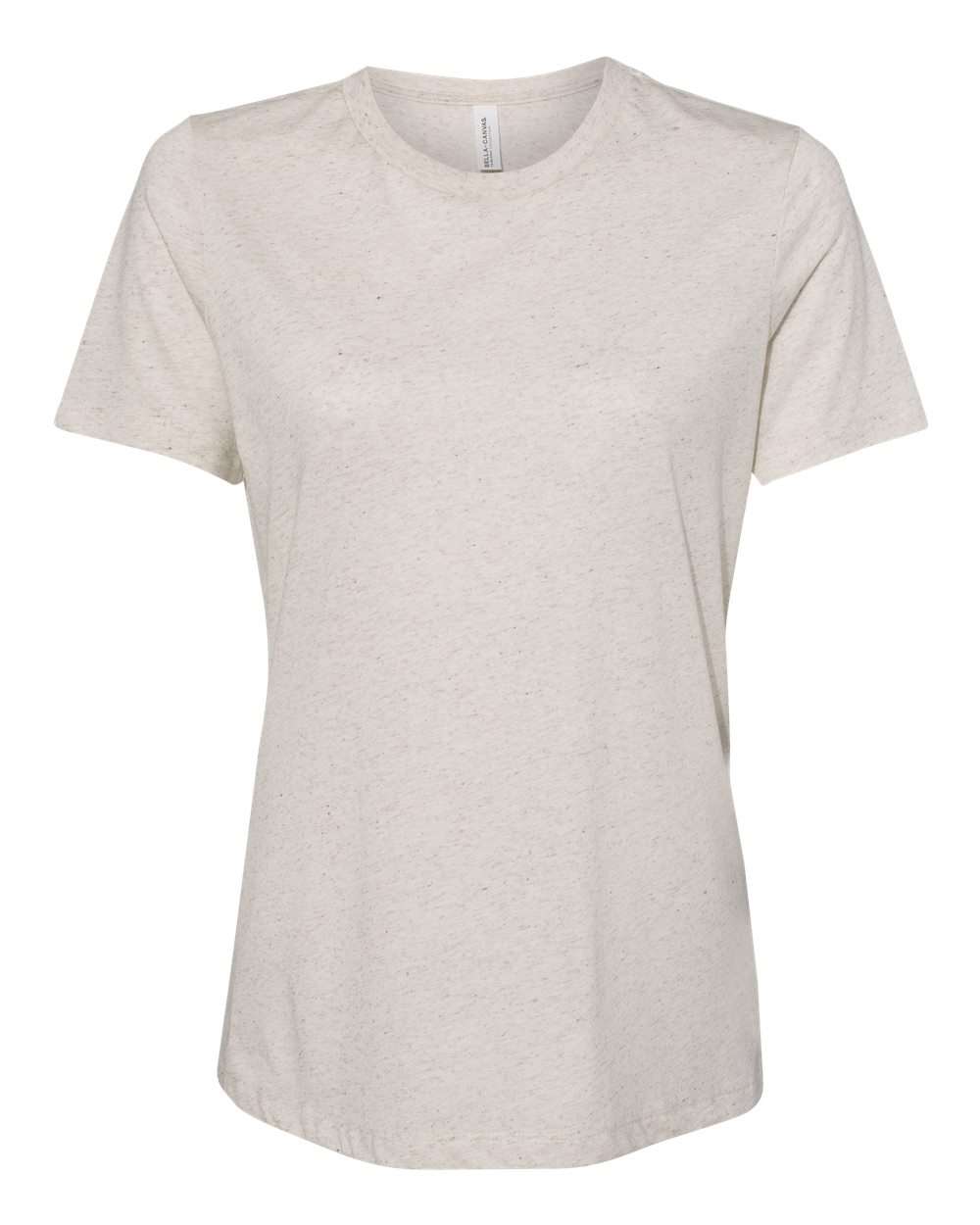 BELLA + CANVAS 6413 | Women’s Relaxed Fit Triblend Tee Oatmeal Triblend Front
