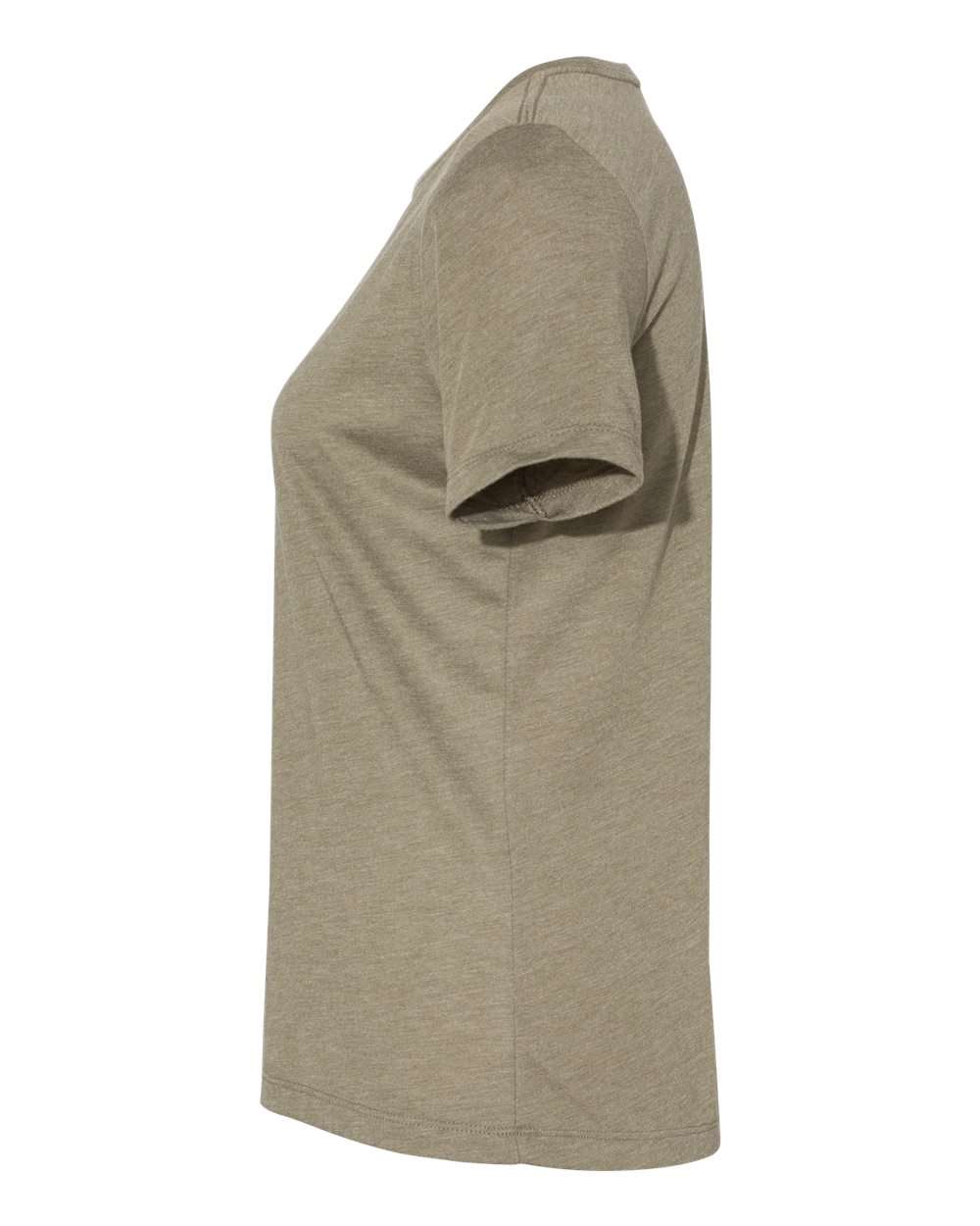 BELLA + CANVAS 6413 | Women’s Relaxed Fit Triblend Tee Olive Triblend DirectSide