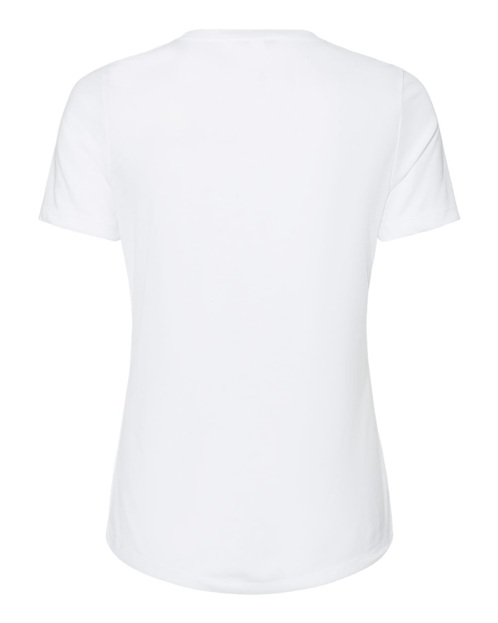 BELLA + CANVAS 6413 | Women’s Relaxed Fit Triblend Tee Solid White Triblend Back