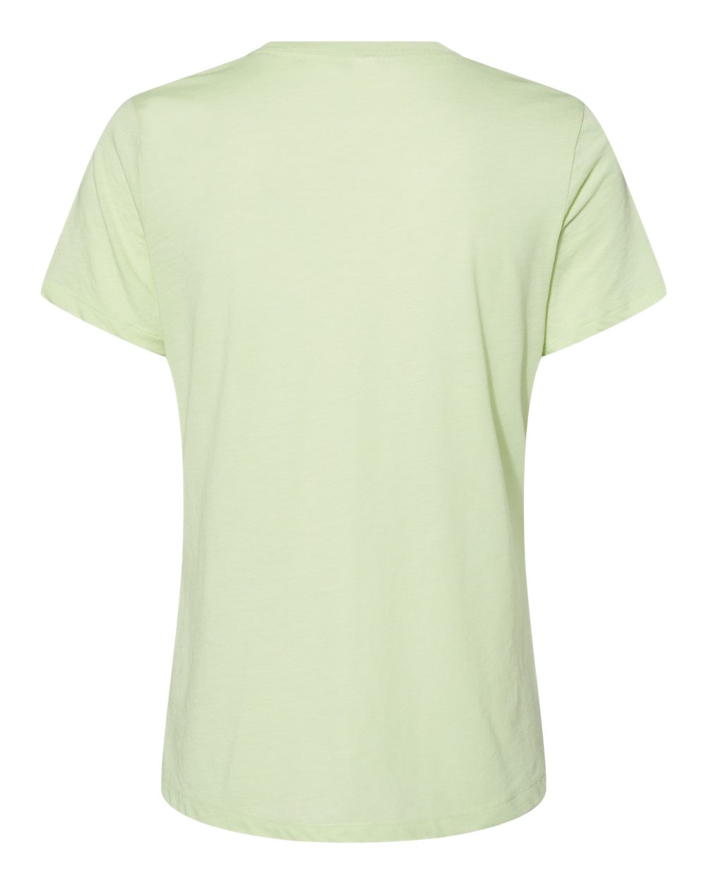BELLA + CANVAS 6413 | Women’s Relaxed Fit Triblend Tee Spring Green Triblend Back