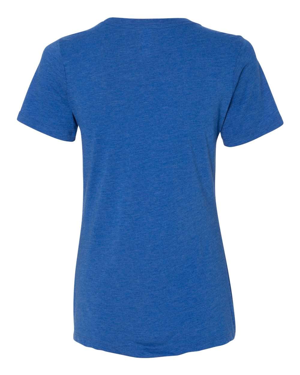 BELLA + CANVAS 6413 | Women’s Relaxed Fit Triblend Tee True Royal Triblend Back