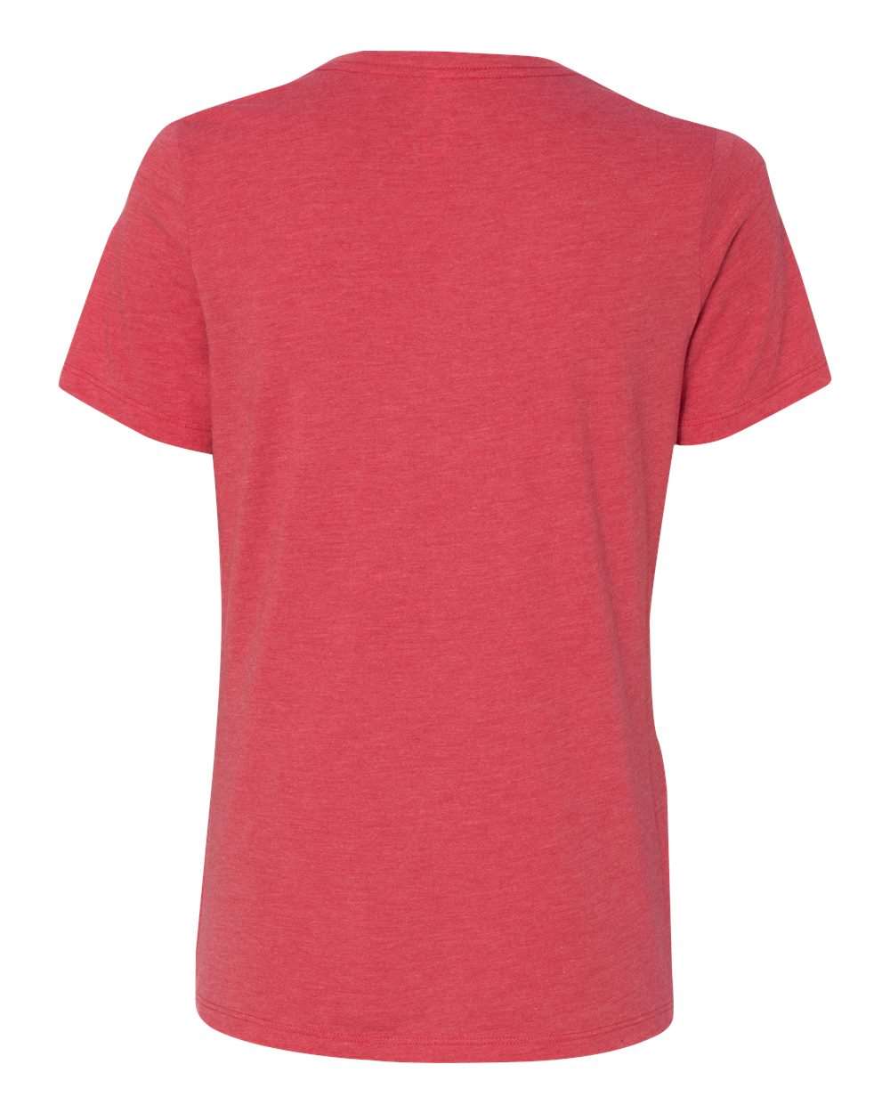 BELLA + CANVAS 6413 | Women’s Relaxed Fit Triblend Tee Red Triblend Back