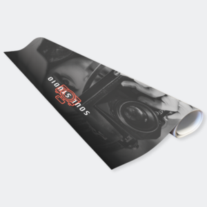 Anti curl banner